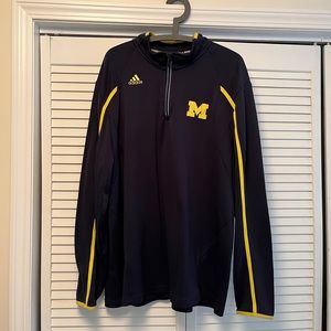 University of Michigan quarter zip. Excellent condition.